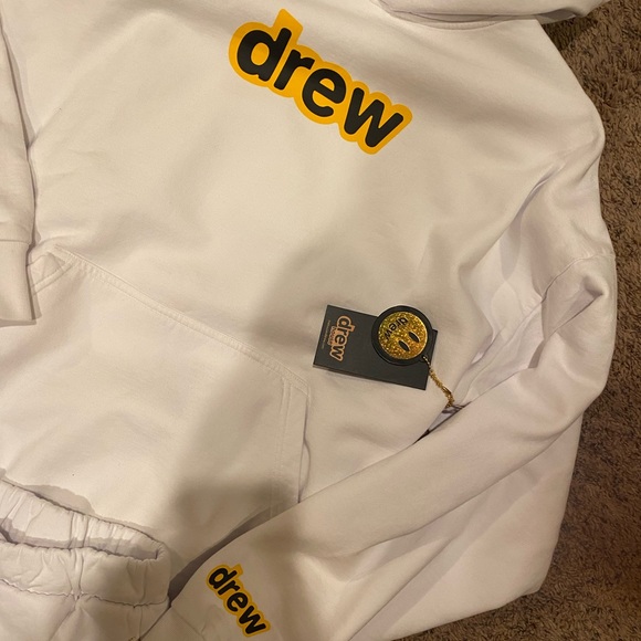 Authentic House of Drew white hoodie & white joggers - Picture 4 of 9